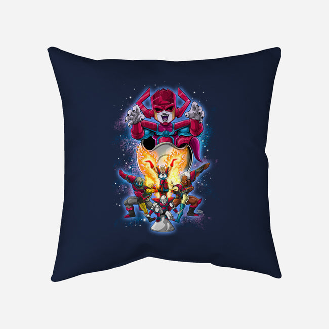 Galafreeze And The Herald Force-None-Removable Cover w Insert-Throw Pillow-Ozzy Fernandez