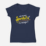 Sports Or Magic-Womens-V-Neck-Tee-krisren28
