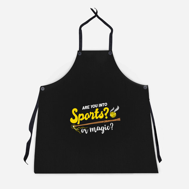 Sports Or Magic-Unisex-Kitchen-Apron-krisren28