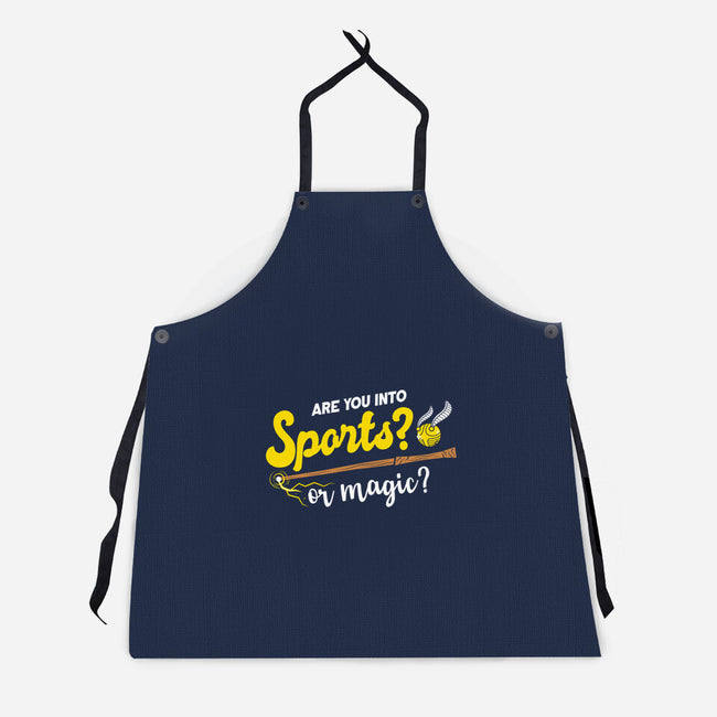 Sports Or Magic-Unisex-Kitchen-Apron-krisren28