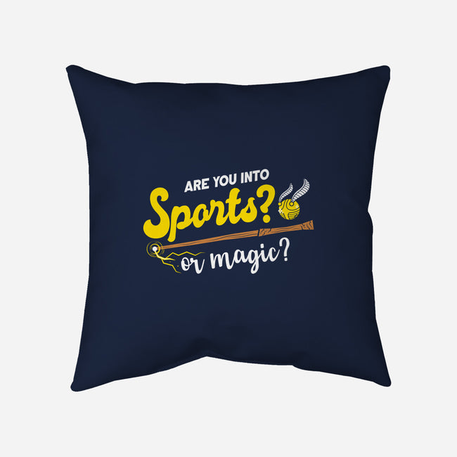 Sports Or Magic-None-Removable Cover w Insert-Throw Pillow-krisren28
