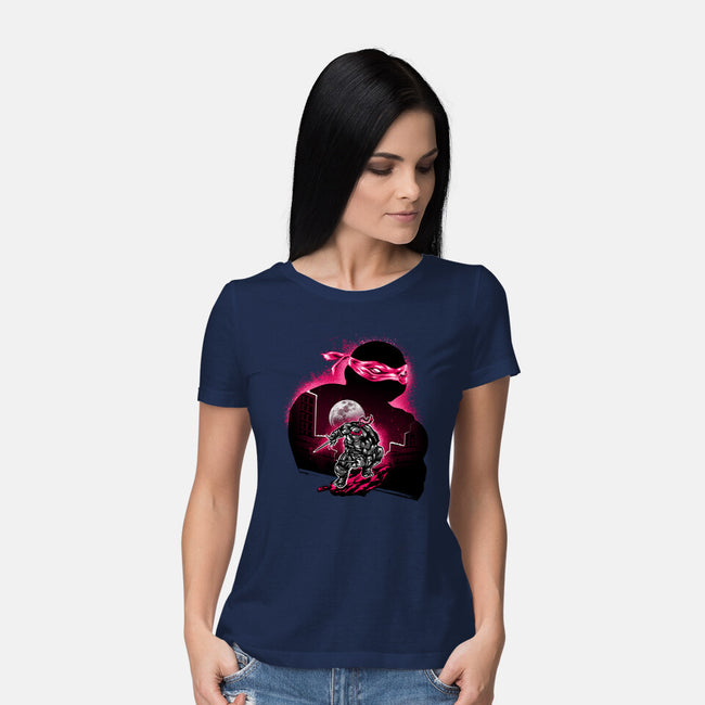 Sai Weilder Ninja-Womens-Basic-Tee-hypertwenty