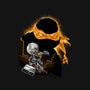 Nun-Chucks Wielder Ninja-None-Drawstring-Bag-hypertwenty