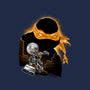 Nun-Chucks Wielder Ninja-None-Drawstring-Bag-hypertwenty