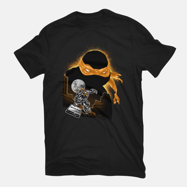 Nun-Chucks Wielder Ninja-Womens-Fitted-Tee-hypertwenty
