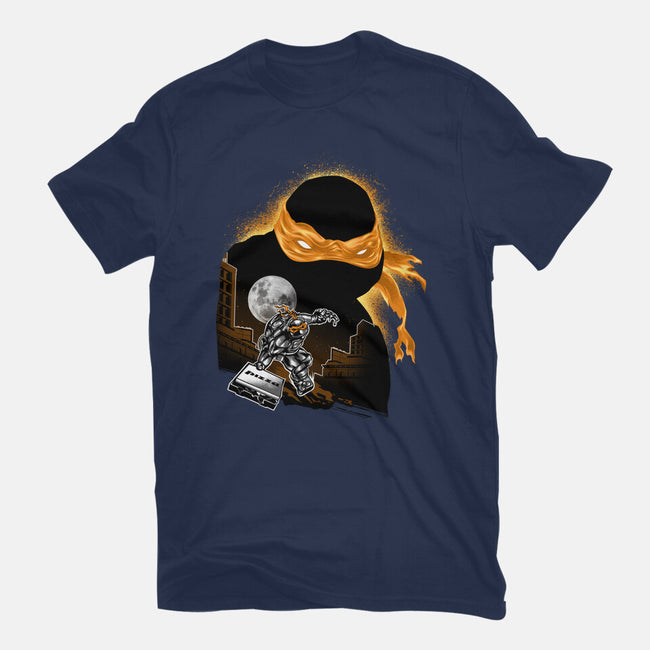 Nun-Chucks Wielder Ninja-Womens-Fitted-Tee-hypertwenty