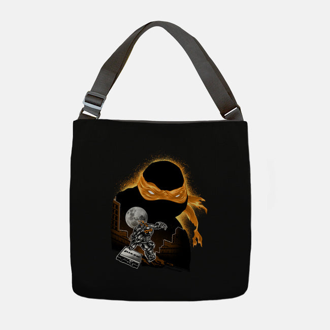 Nun-Chucks Wielder Ninja-None-Adjustable Tote-Bag-hypertwenty
