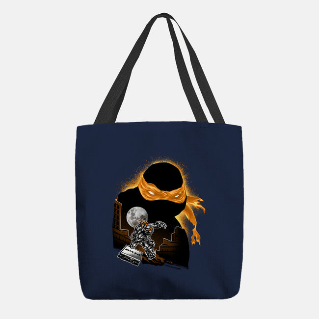 Nun-Chucks Wielder Ninja-None-Basic Tote-Bag-hypertwenty