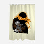 Nun-Chucks Wielder Ninja-None-Polyester-Shower Curtain-hypertwenty
