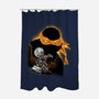 Nun-Chucks Wielder Ninja-None-Polyester-Shower Curtain-hypertwenty