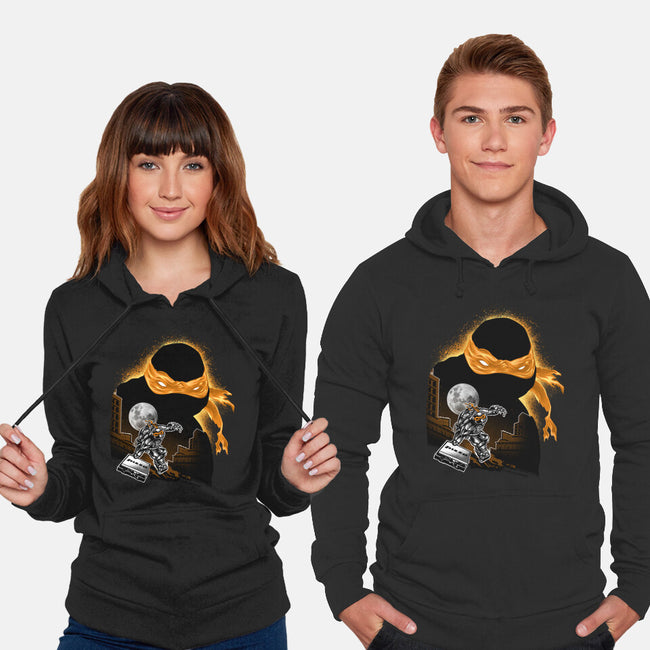 Nun-Chucks Wielder Ninja-Unisex-Pullover-Sweatshirt-hypertwenty