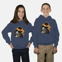 Nun-Chucks Wielder Ninja-Youth-Pullover-Sweatshirt-hypertwenty