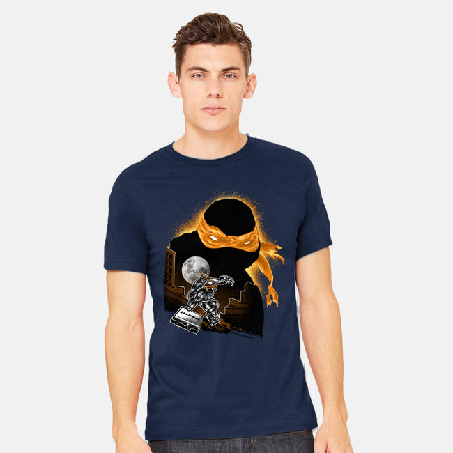Nun-Chucks Wielder Ninja-Mens-Heavyweight-Tee-hypertwenty
