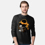 Nun-Chucks Wielder Ninja-Mens-Long Sleeved-Tee-hypertwenty