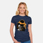 Nun-Chucks Wielder Ninja-Womens-Fitted-Tee-hypertwenty