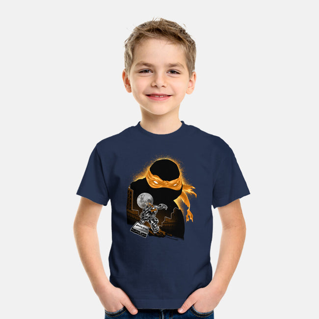 Nun-Chucks Wielder Ninja-Youth-Basic-Tee-hypertwenty