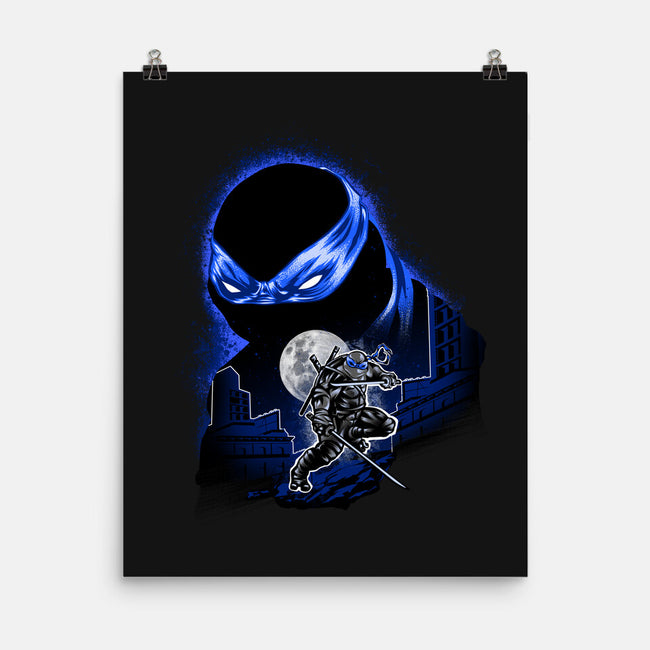 Katana Weilder Ninja-None-Matte-Poster-hypertwenty