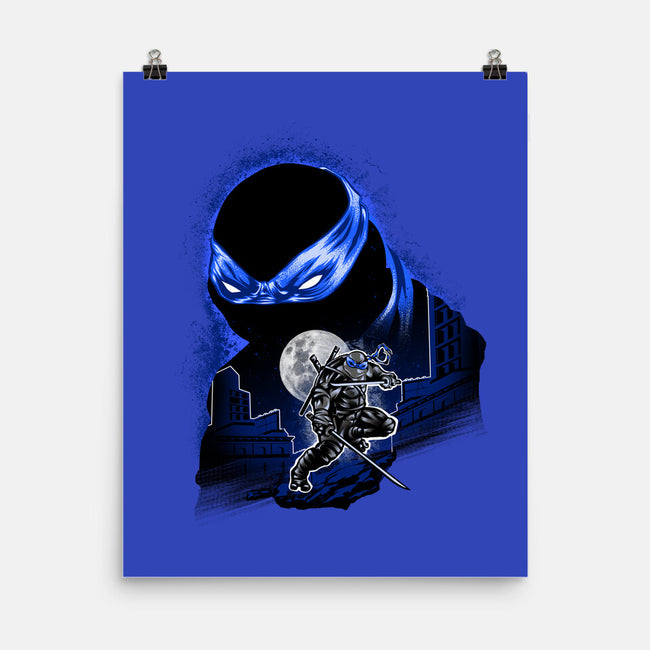 Katana Weilder Ninja-None-Matte-Poster-hypertwenty