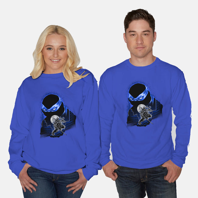 Katana Weilder Ninja-Unisex-Crew Neck-Sweatshirt-hypertwenty