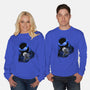 Katana Weilder Ninja-Unisex-Crew Neck-Sweatshirt-hypertwenty