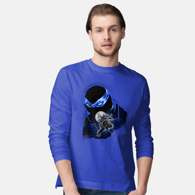 Katana Weilder Ninja-Mens-Long Sleeved-Tee-hypertwenty