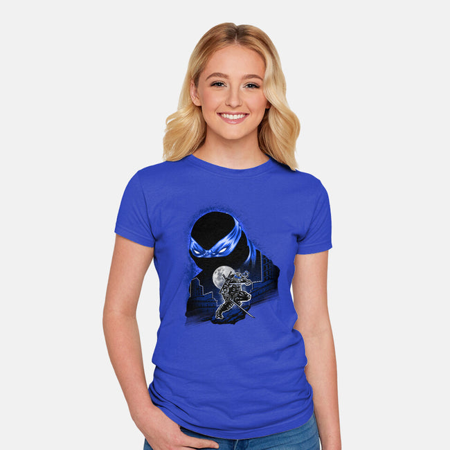 Katana Weilder Ninja-Womens-Fitted-Tee-hypertwenty