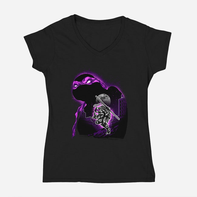 Bo-Staff Weilder-Womens-V-Neck-Tee-hypertwenty