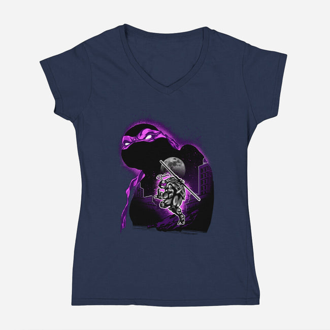 Bo-Staff Weilder-Womens-V-Neck-Tee-hypertwenty