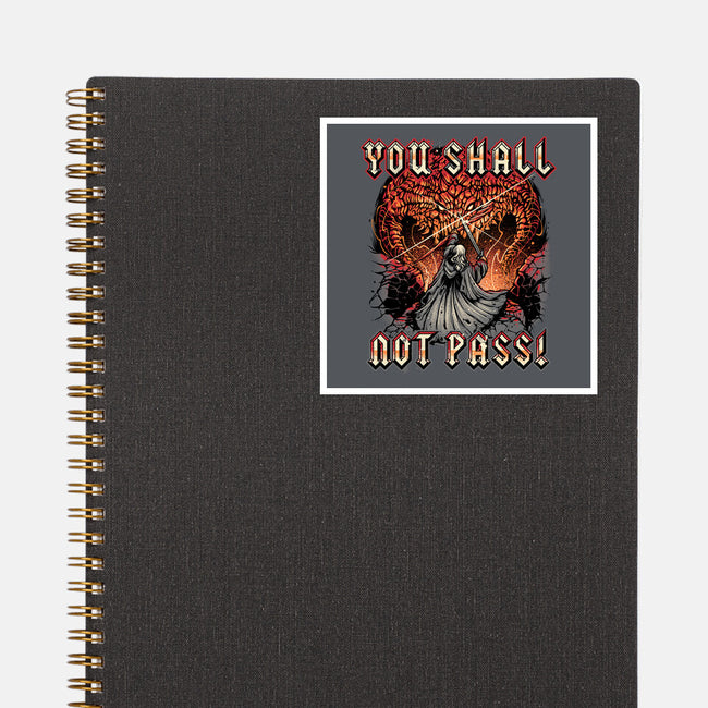 You Shall Not Pass-None-Glossy-Sticker-momma_gorilla