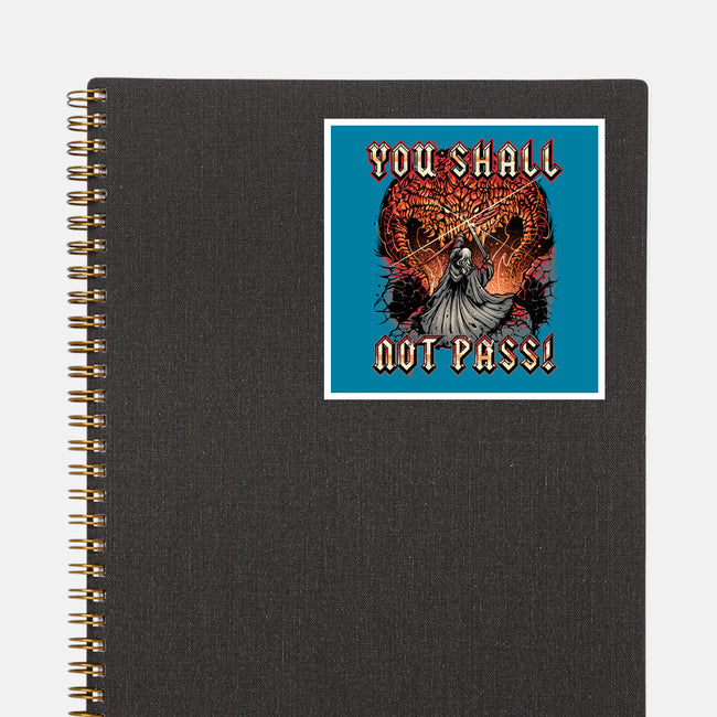 You Shall Not Pass-None-Glossy-Sticker-momma_gorilla