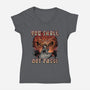 You Shall Not Pass-Womens-V-Neck-Tee-momma_gorilla