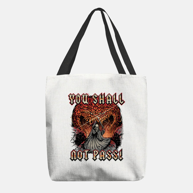 You Shall Not Pass-None-Basic Tote-Bag-momma_gorilla