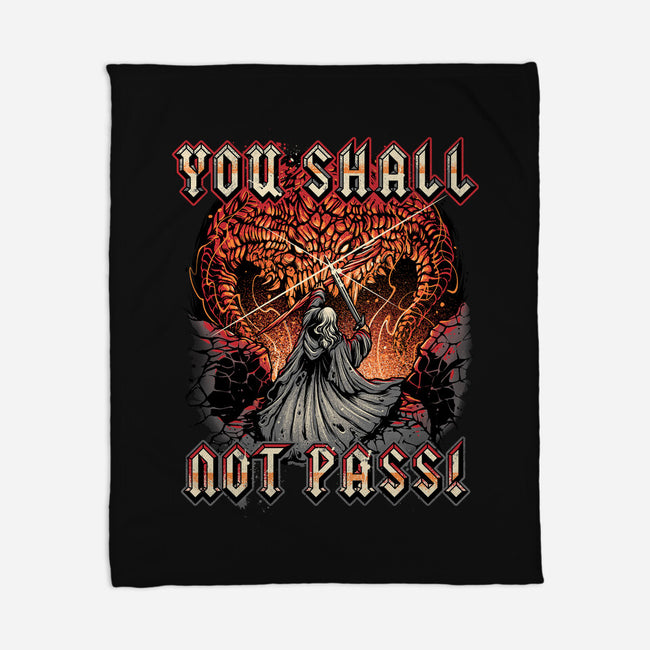 You Shall Not Pass-None-Fleece-Blanket-momma_gorilla