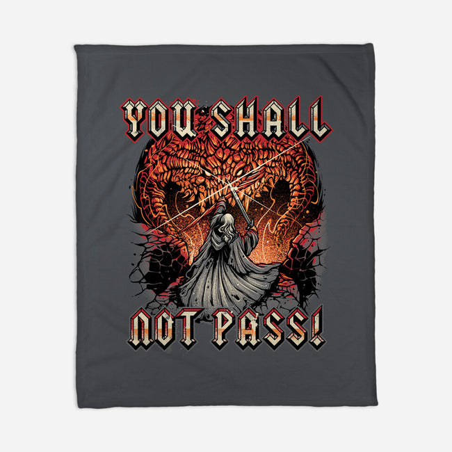 You Shall Not Pass-None-Fleece-Blanket-momma_gorilla