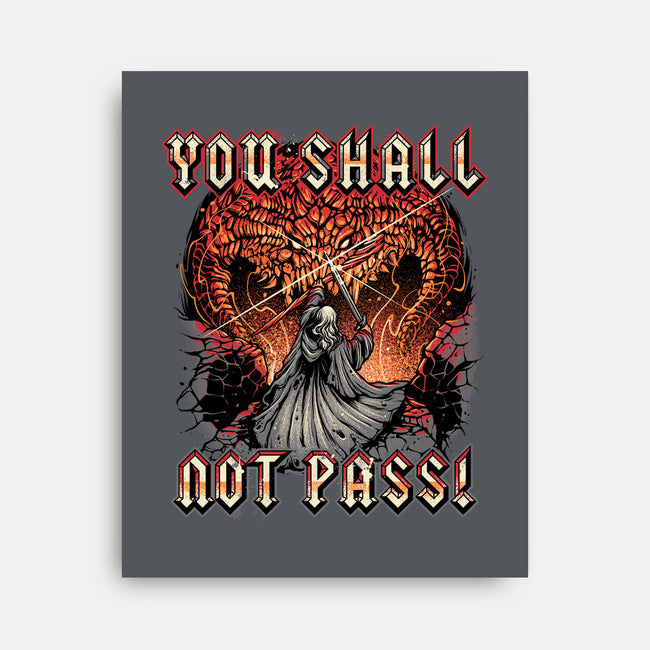 You Shall Not Pass-None-Stretched-Canvas-momma_gorilla
