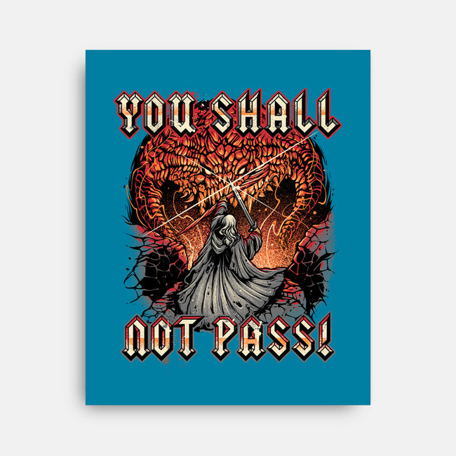You Shall Not Pass-None-Stretched-Canvas-momma_gorilla