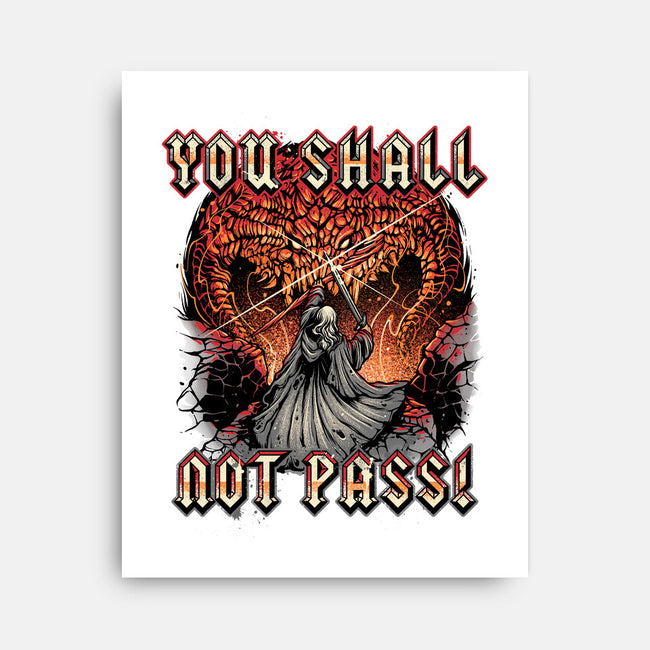You Shall Not Pass-None-Stretched-Canvas-momma_gorilla