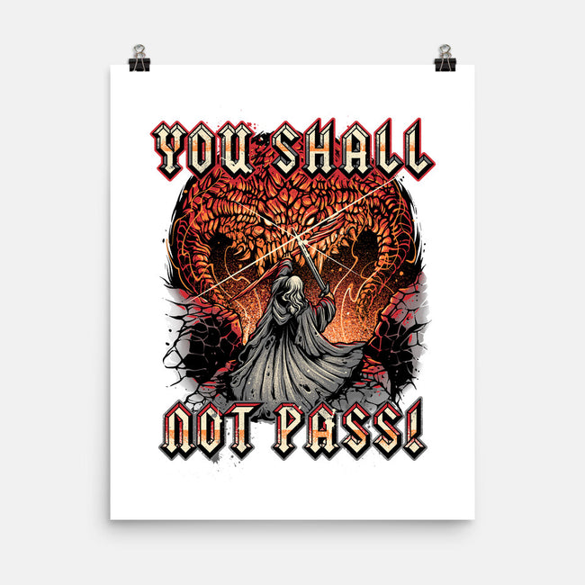You Shall Not Pass-None-Matte-Poster-momma_gorilla