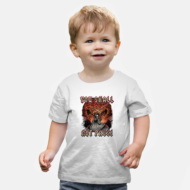 You Shall Not Pass-Baby-Basic-Tee-momma_gorilla