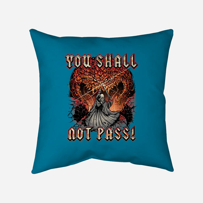You Shall Not Pass-None-Removable Cover w Insert-Throw Pillow-momma_gorilla
