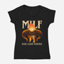 MILF Man I Love Fantasy-Womens-V-Neck-Tee-sachpica