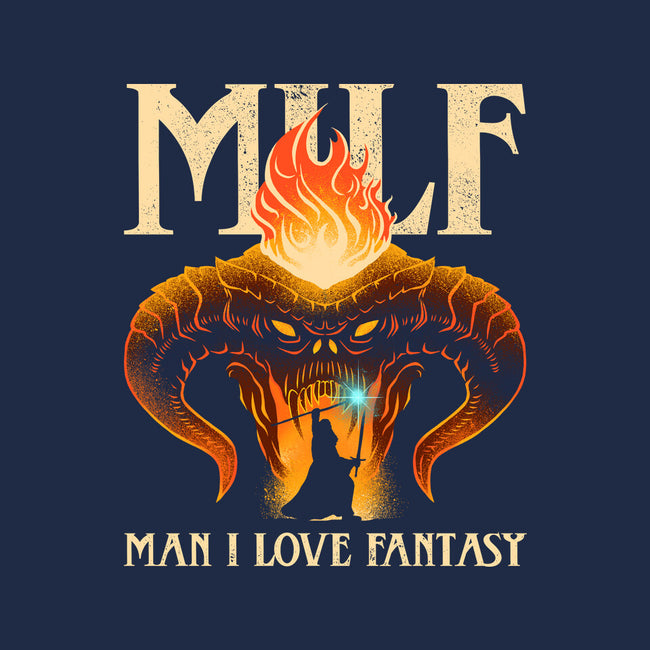 MILF Man I Love Fantasy-Womens-Fitted-Tee-sachpica