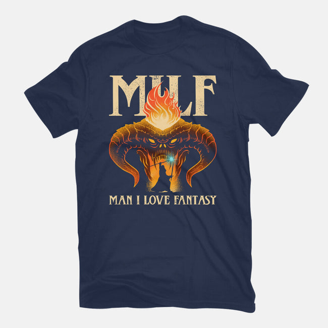 MILF Man I Love Fantasy-Womens-Fitted-Tee-sachpica
