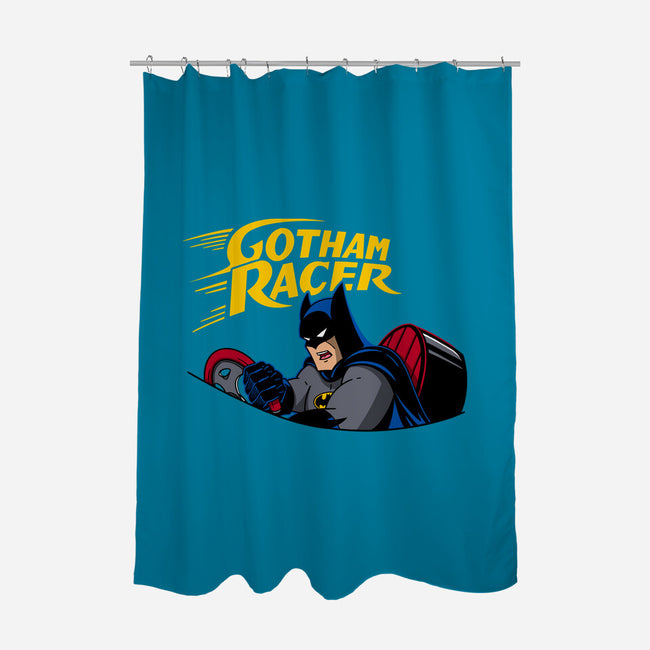 Dark Racer-None-Polyester-Shower Curtain-Getsousa!
