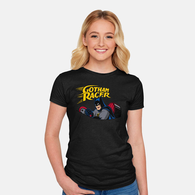 Dark Racer-Womens-Fitted-Tee-Getsousa!