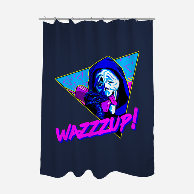 WAZZZUP It's Me-None-Polyester-Shower Curtain-goodidearyan