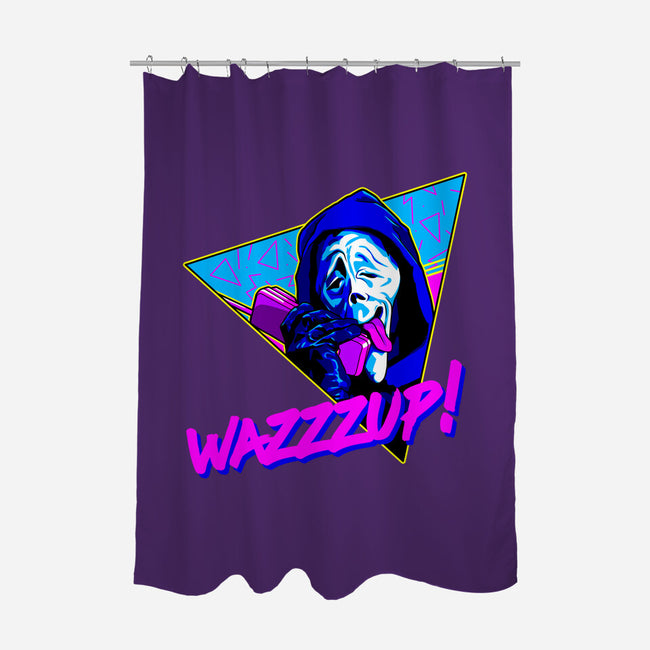 WAZZZUP It's Me-None-Polyester-Shower Curtain-goodidearyan