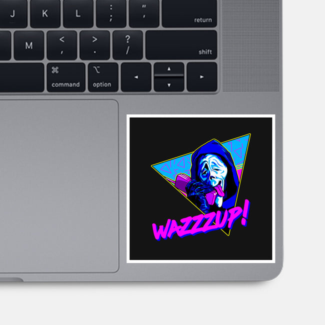 WAZZZUP It's Me-None-Glossy-Sticker-goodidearyan