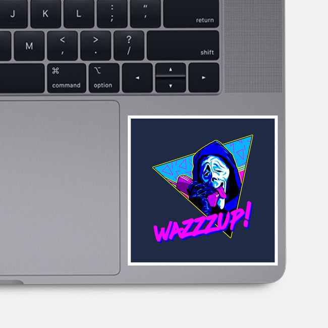 WAZZZUP It's Me-None-Glossy-Sticker-goodidearyan
