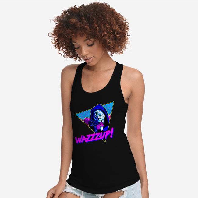 WAZZZUP It's Me-Womens-Racerback-Tank-goodidearyan